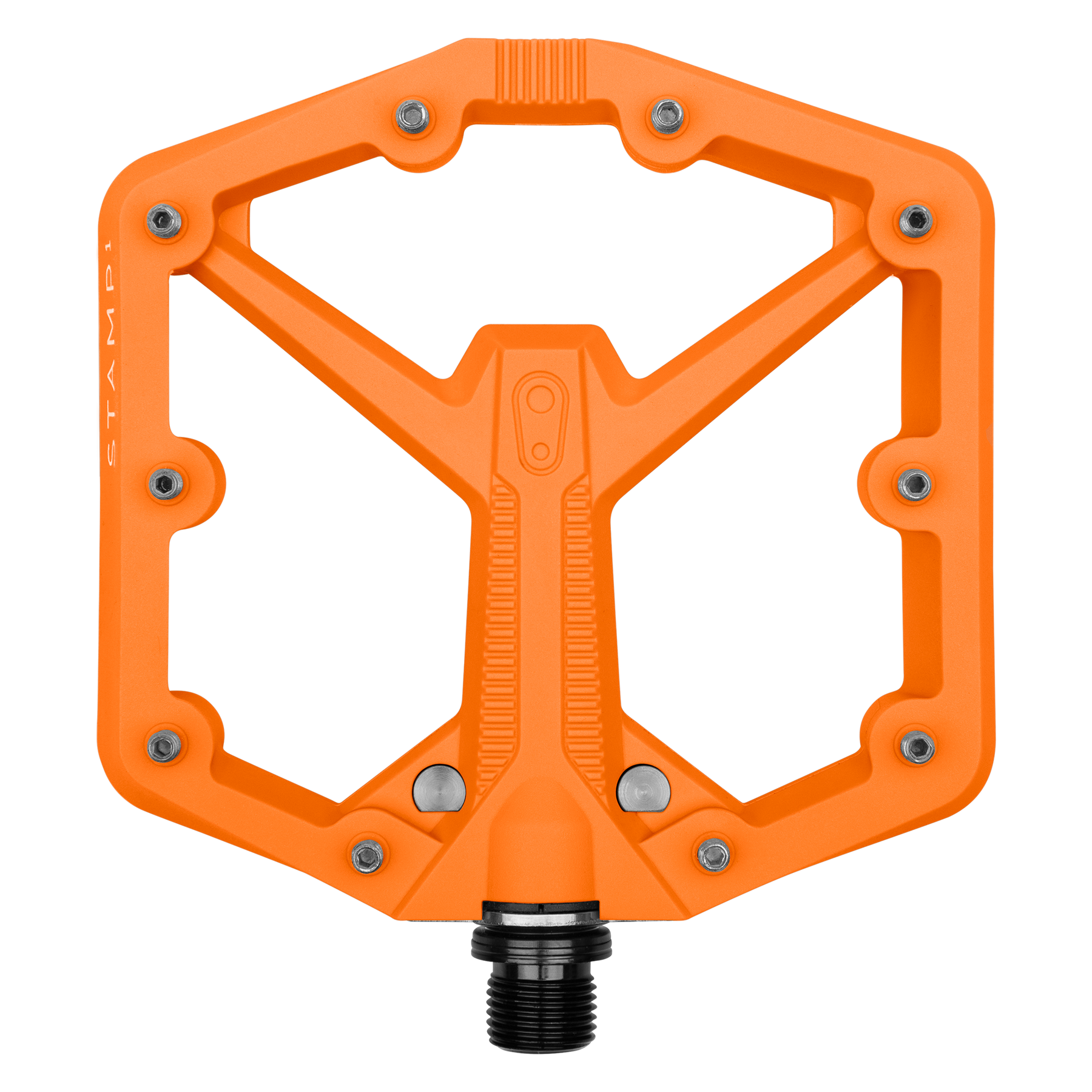 Crank Brothers Stamp 1 Gen 2 Composite Pedals - L - Orange - Image 1