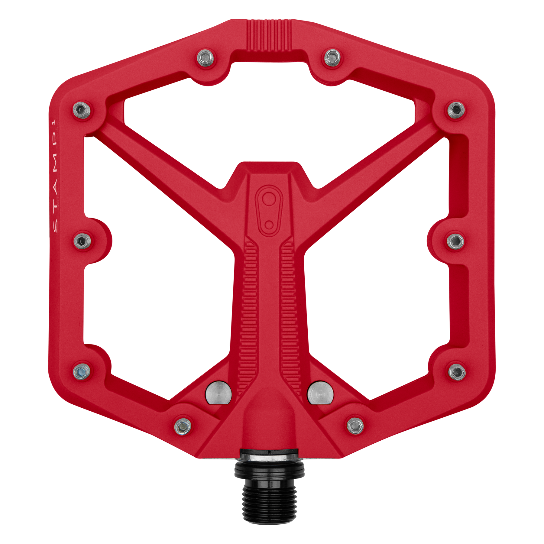 Crank Brothers Stamp 1 Gen 2 Composite Pedals - L - Red - Image 1
