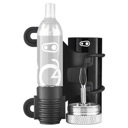 Crank Brothers Tool Cigar - Black - Silver - CO2 Not Included - Image 1