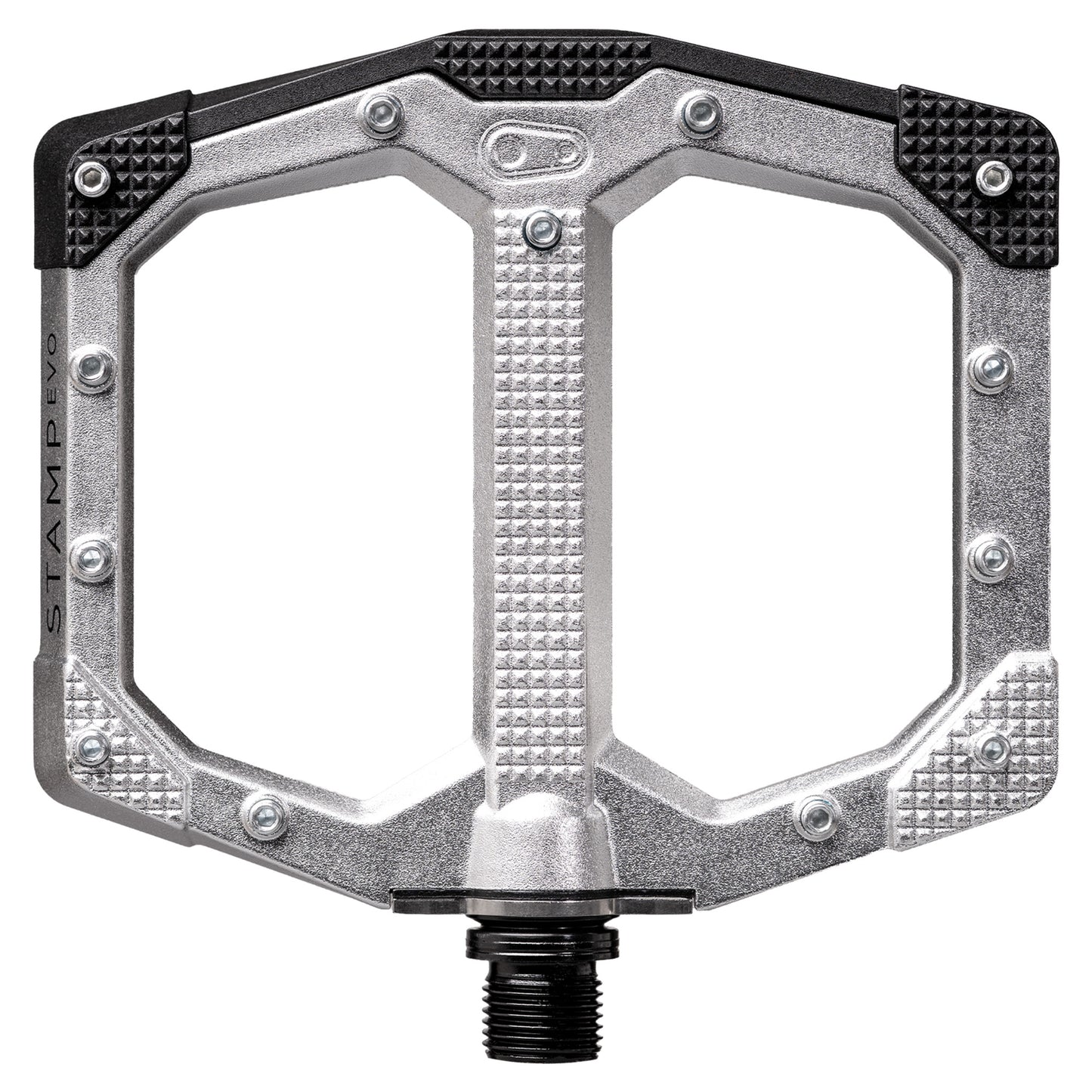 Crankbrothers Stamp Evo Pedals - L - Silver - Image 1