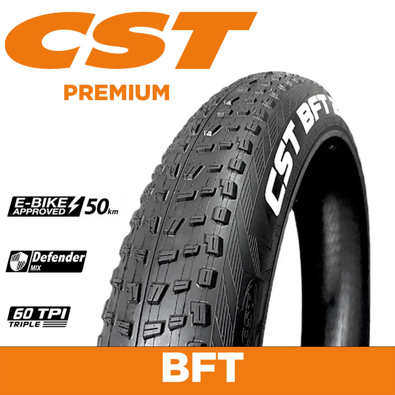 CST Tyre BFT C1752 - 20 x 4.0 Fat - Image 1