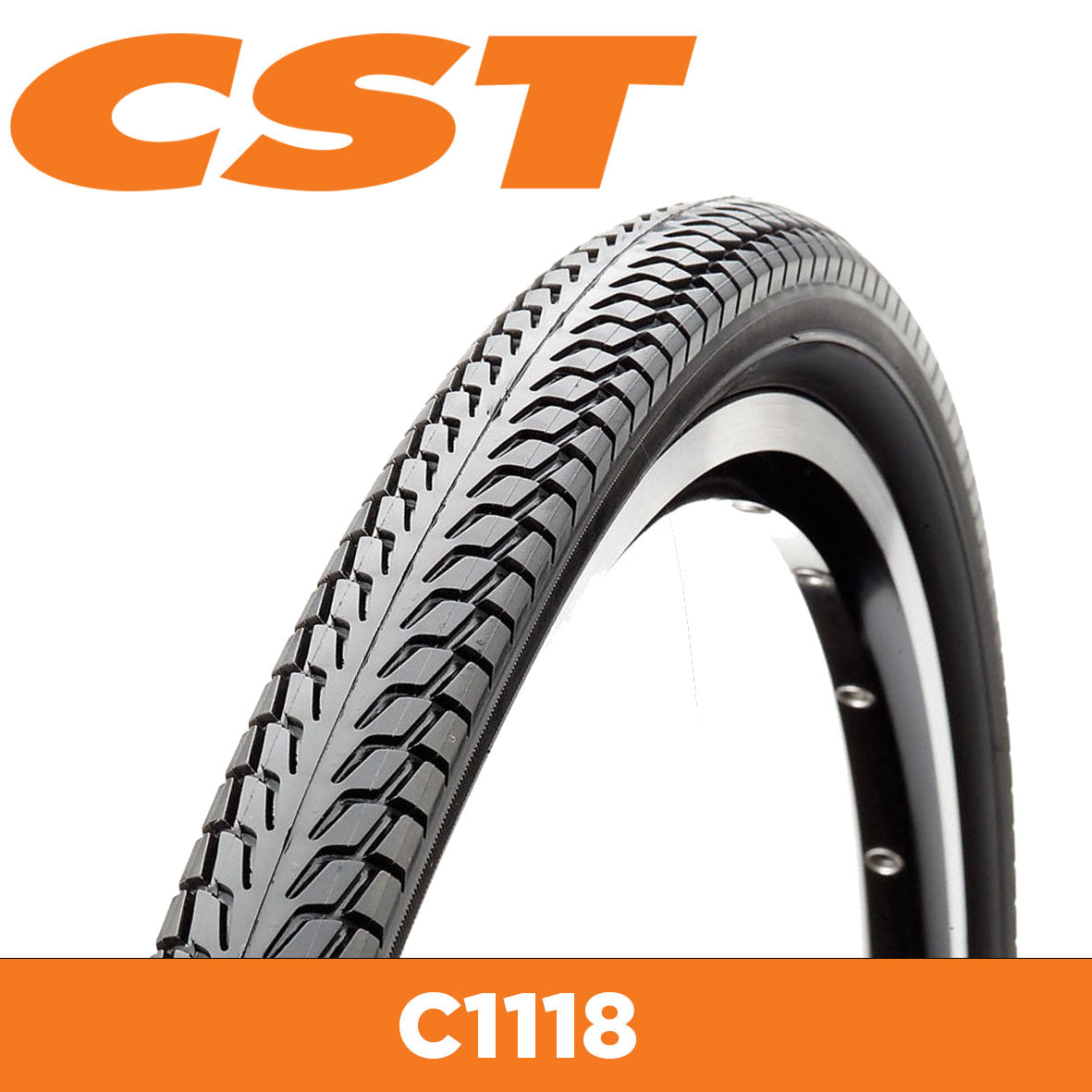 CST Tyre Slick Groove C1118 - 700 x 38 - Hybrid - Image 1