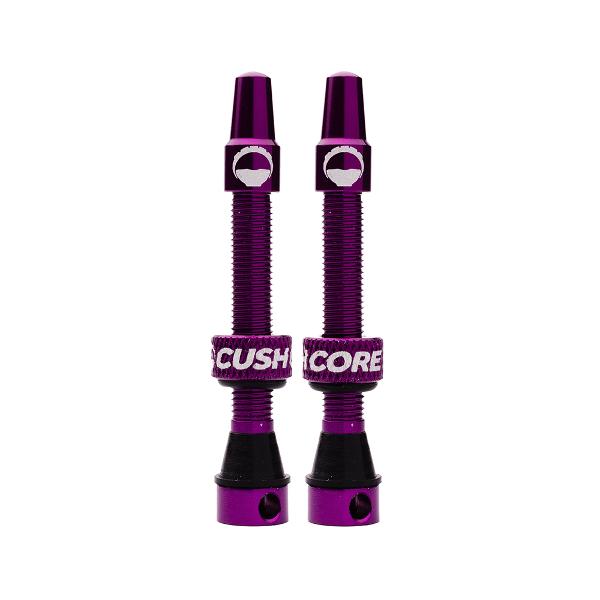 CushCore Tubeless Valves - 44mm - Purple - Image 1