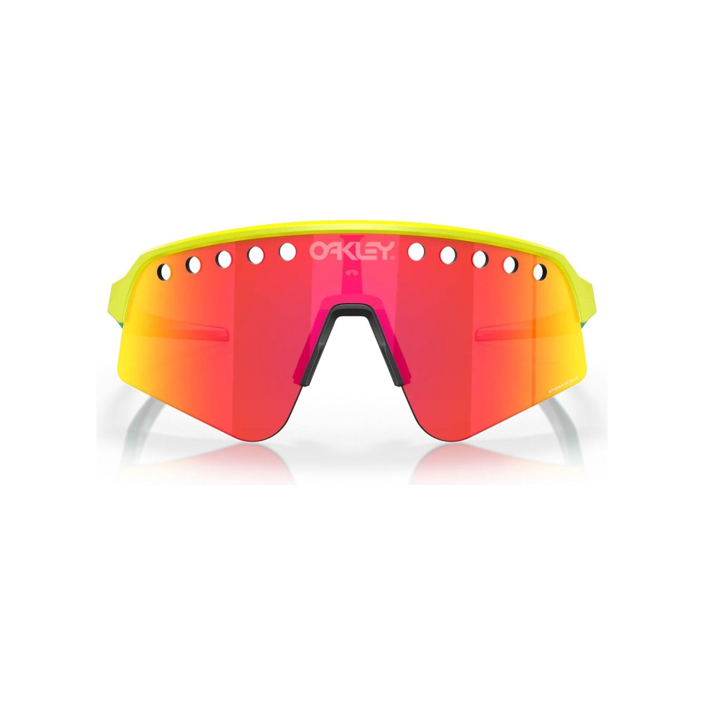 Oakley Sutro Lite Sweep Sunglasses - One Size Fits Most - Tennis Ball Yellow - PRIZM Ruby Vented Lens