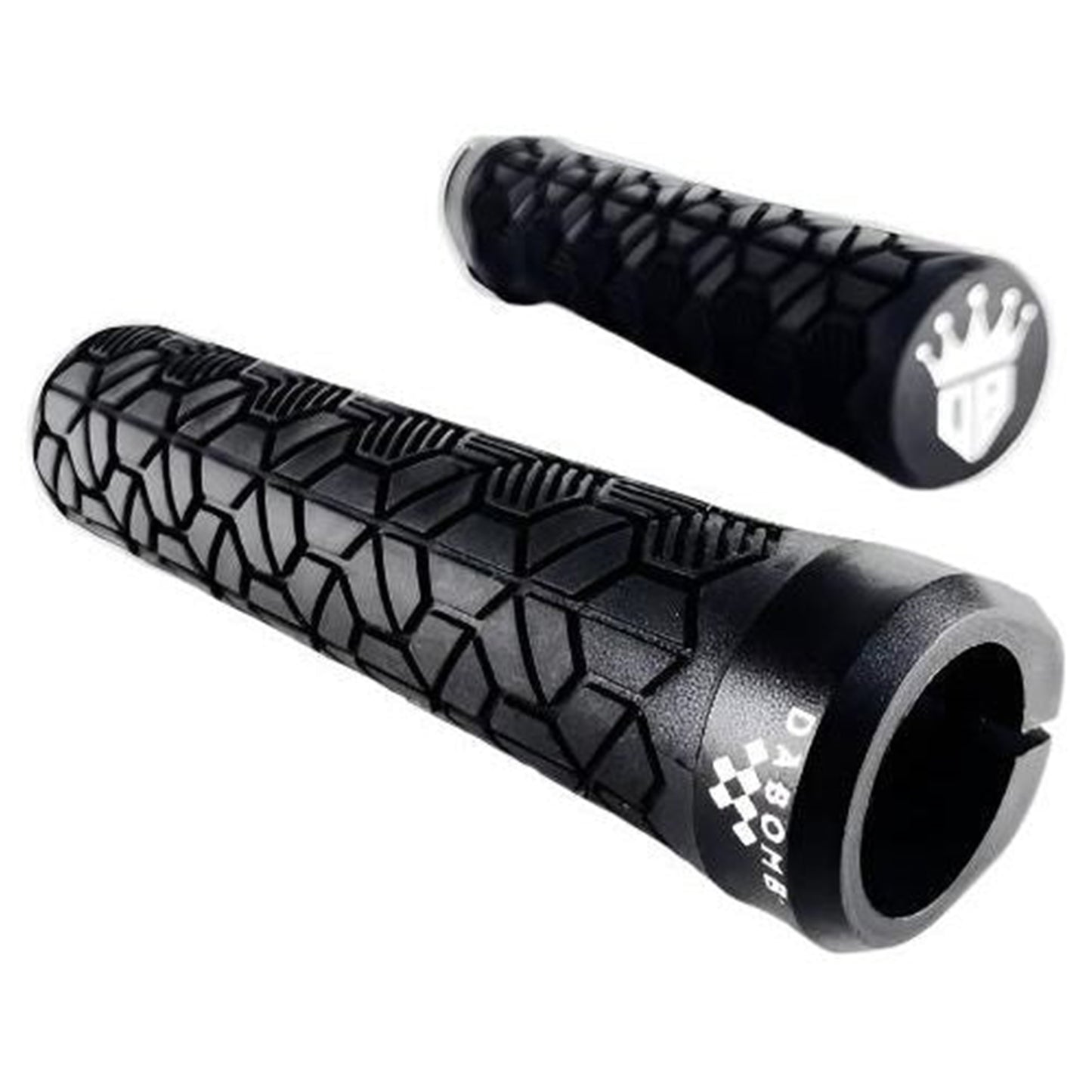 DaBomb Charm Lock On Grips - Black - Single Lock On Grips - 135mm - Image 1