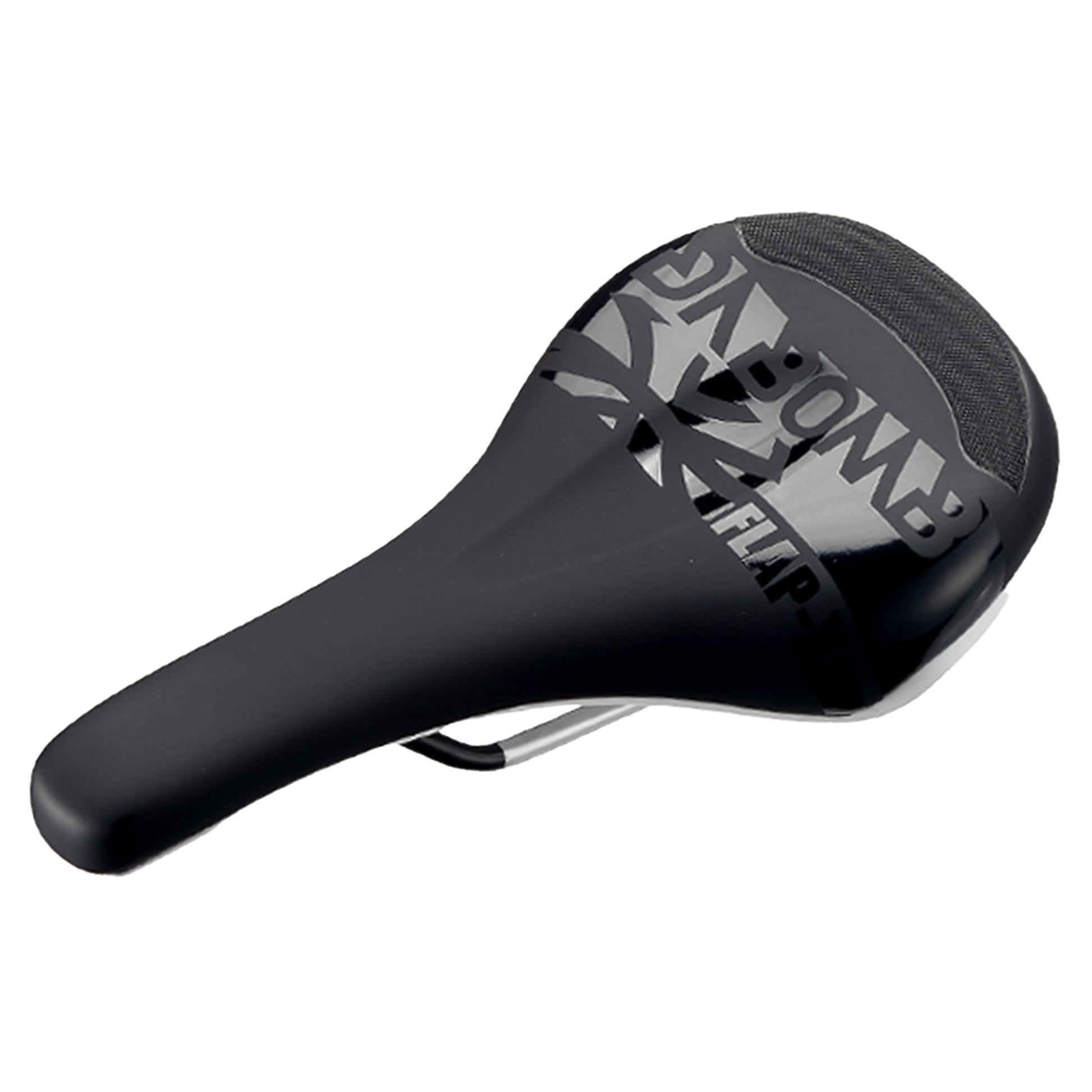 DaBomb Flap-X Saddle - Cro-Mo Steel - 144mm - Black - Image 1