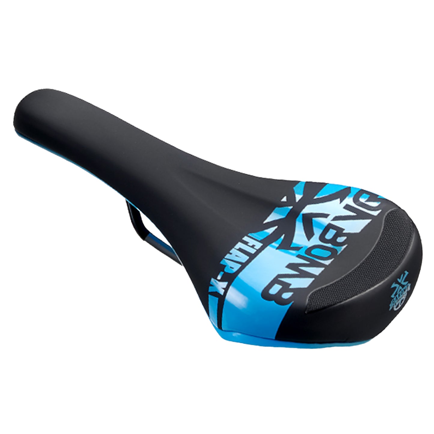 DaBomb Flap-X Saddle - Cro-Mo Steel - 144mm - Blue - Image 1