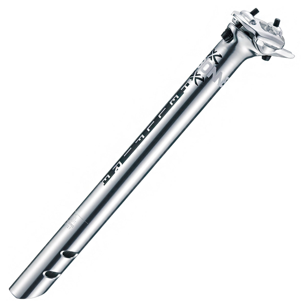 DaBomb Hellfire Seat Post - 30.9mm - Silver - 350mm - Image 1