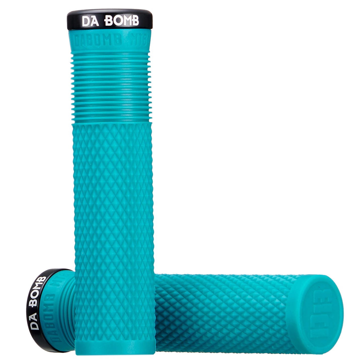 DaBomb Holy Shit 4.0 Grips - Cyan - Single Lock On Grips - Image 1