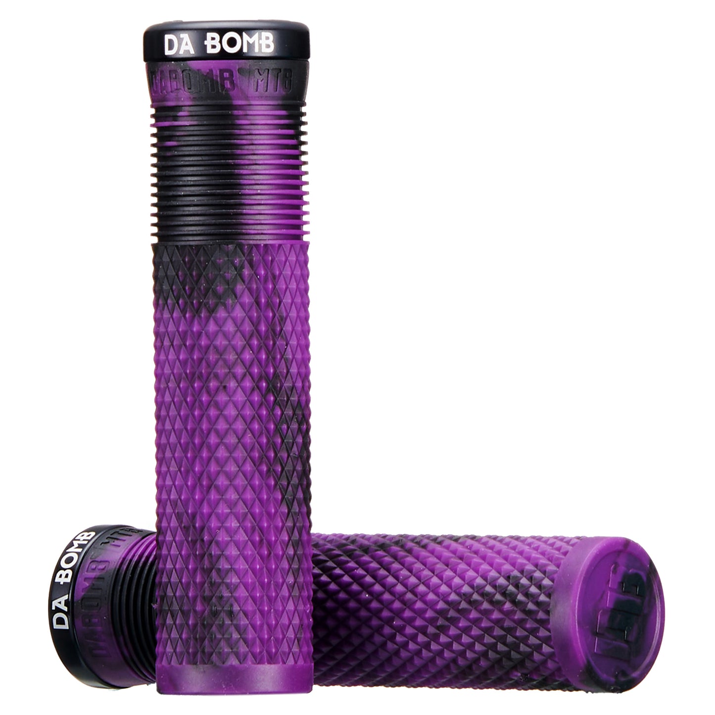 DaBomb Holy Shit 4.0 Grips - Purple Camo - Single Lock On Grips - Image 1