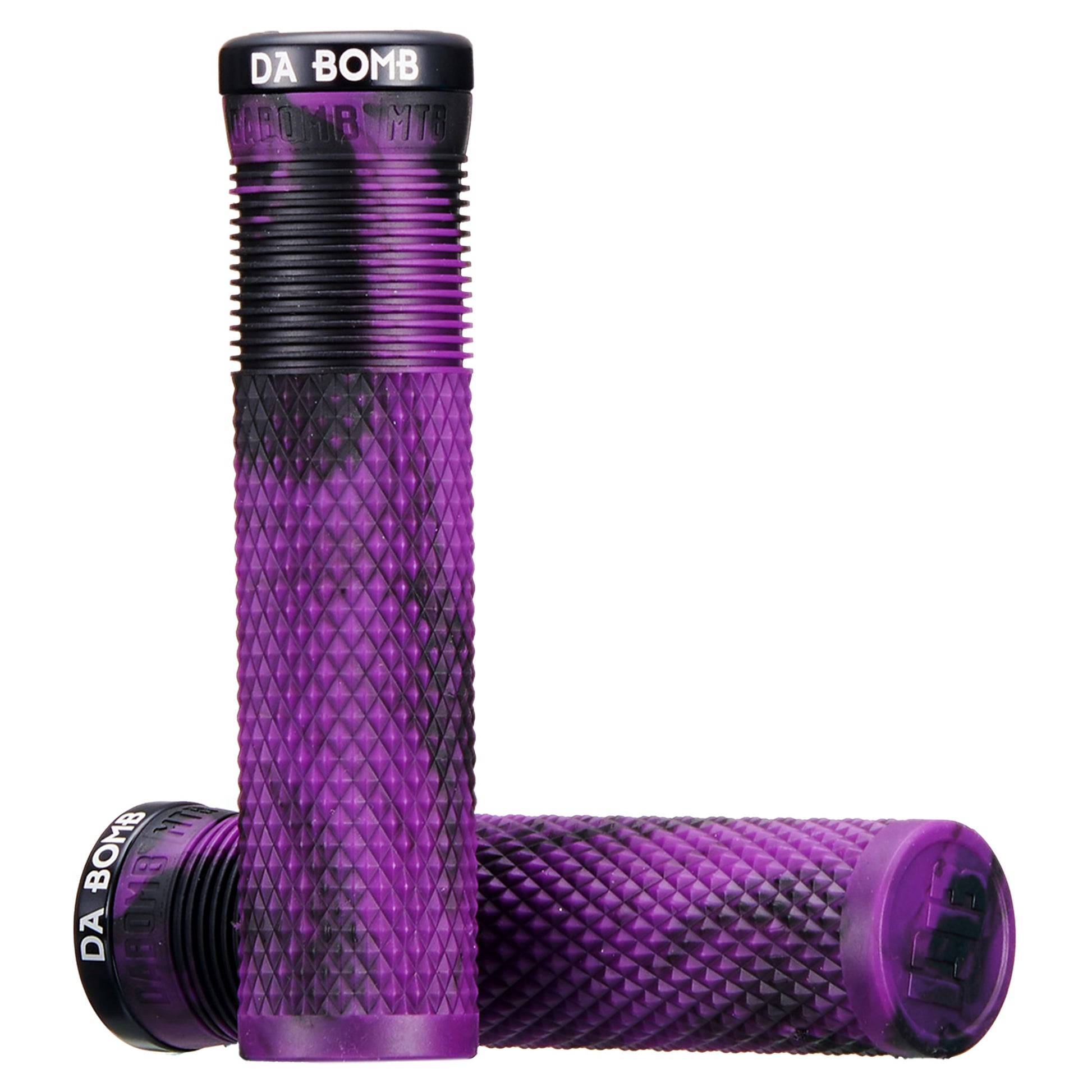 DaBomb Holy Shit 4.0 Grips - Purple Camo - Single Lock On Grips - Image 1
