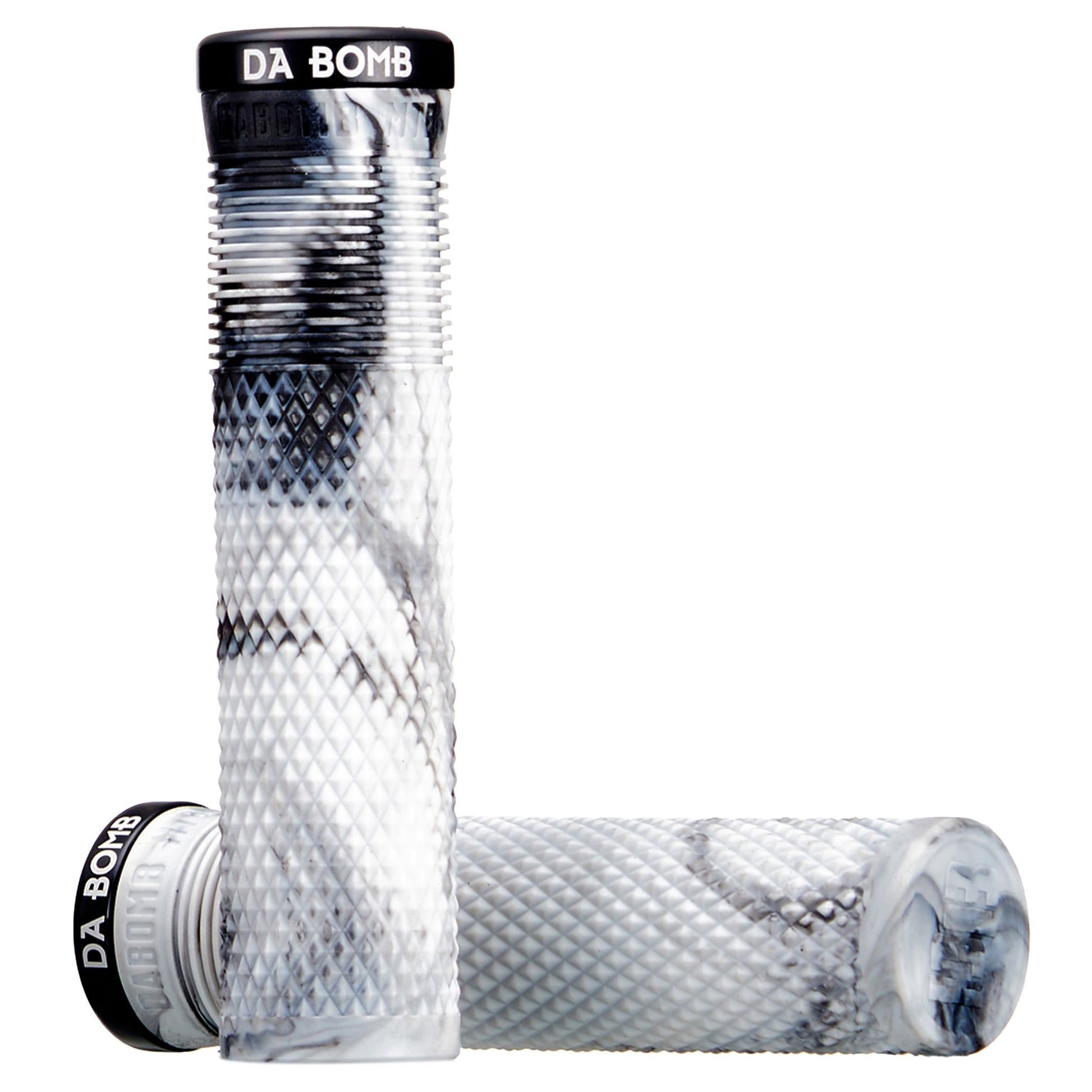 DaBomb Holy Shit 4.0 Grips - Snow Camo - Single Lock On Grips - Image 1