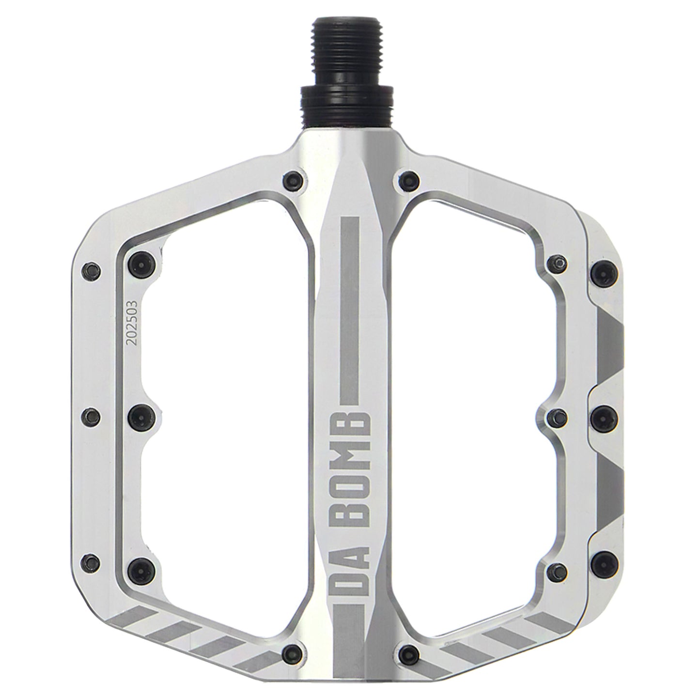 DaBomb V-Block Pedals - L - Silver
