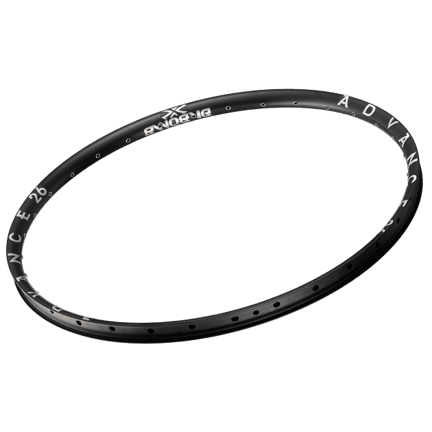 Silver 26 Inch Rim DaBomb Advance Rim - Black - Silver - 32 Hole - 26 Inch | MTB Direct