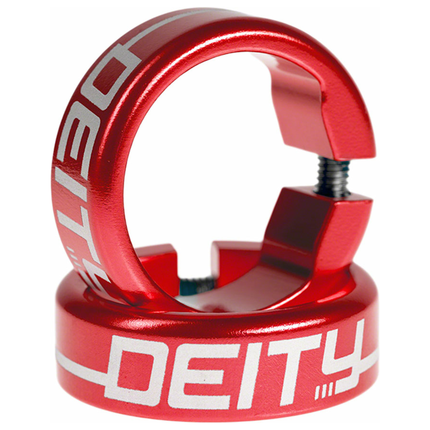 Deity Grip Clamps - Grip Clamps - Red