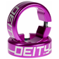 Deity Grip Clamps - Purple - Grip Clamps