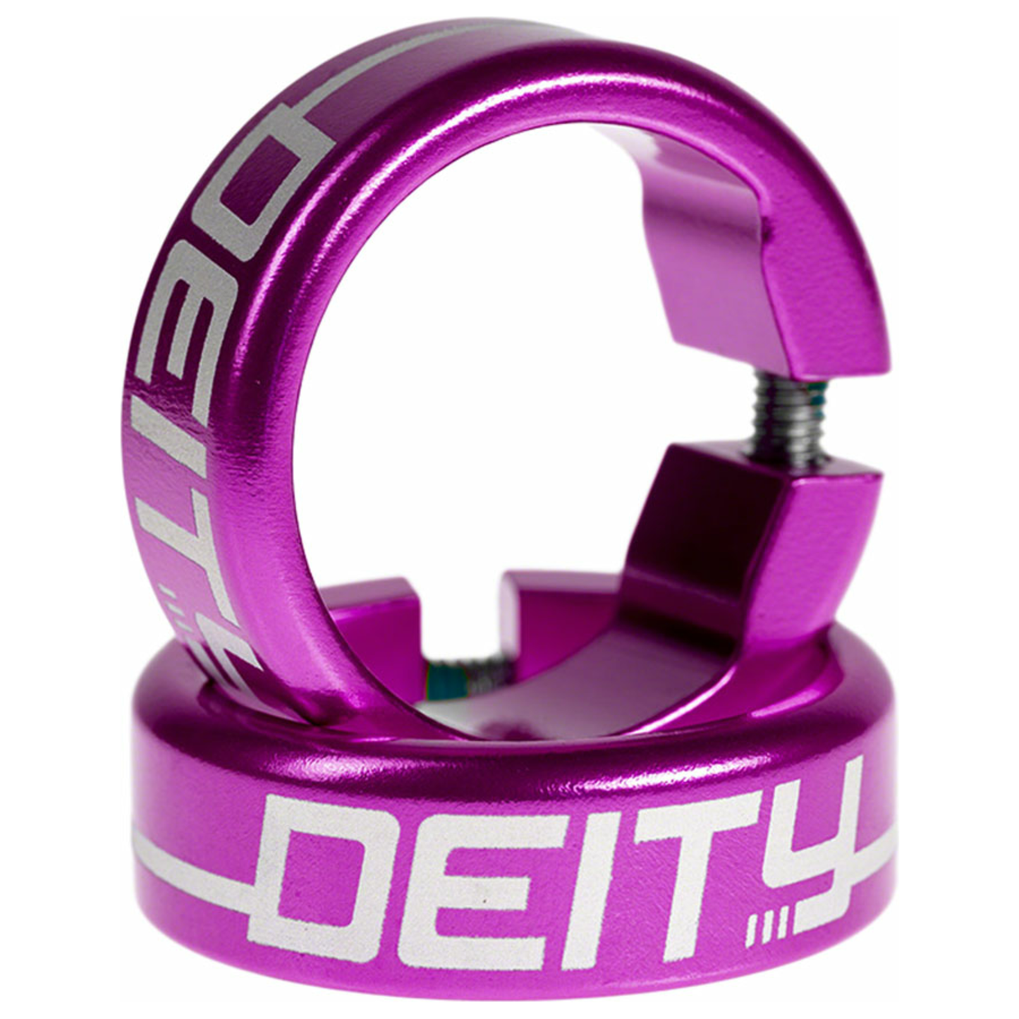 Deity Grip Clamps - Purple - Grip Clamps