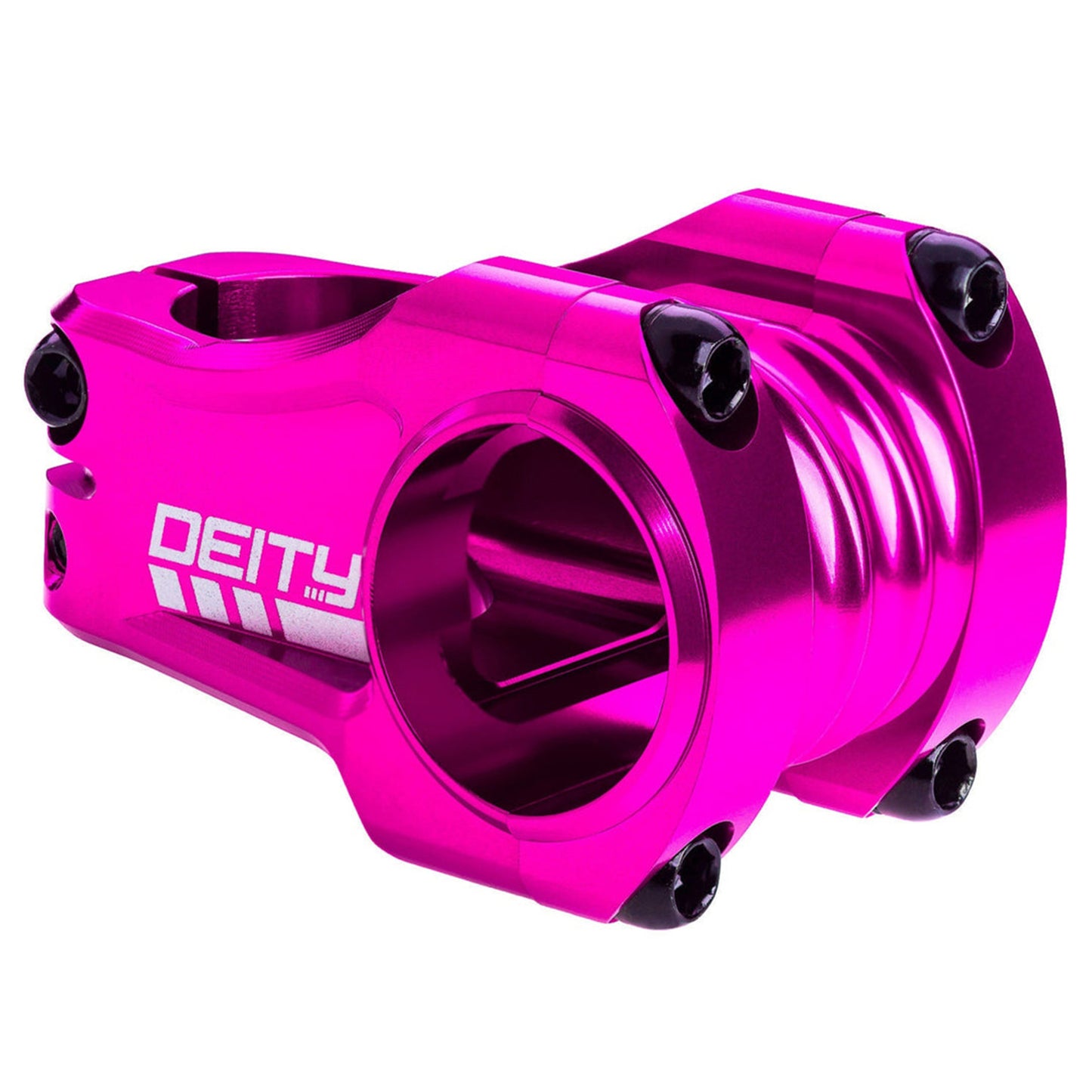 Deity Copperhead Stem - 1 1/8th Inch Steerer - 35mm - 42mm - 0 Degree - Pink - Image 1