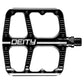 Deity Flat Trak Pedals - Standard - Black - Image 1