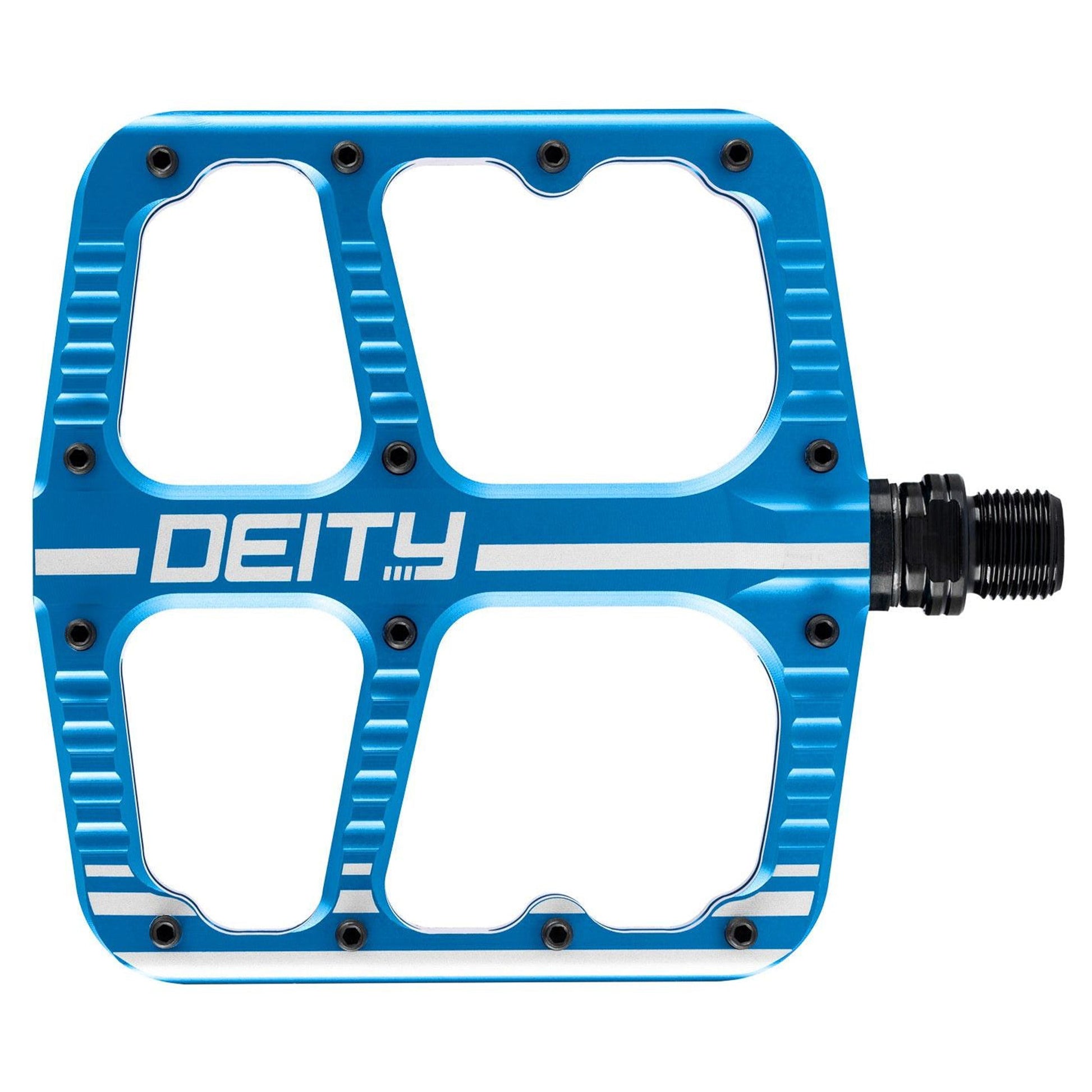 Deity Flat Trak Pedals - Standard - Blue - Image 1