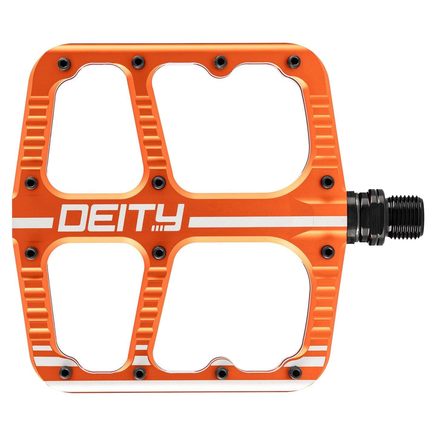 Deity Flat Trak Pedals - Standard - Orange - Image 1