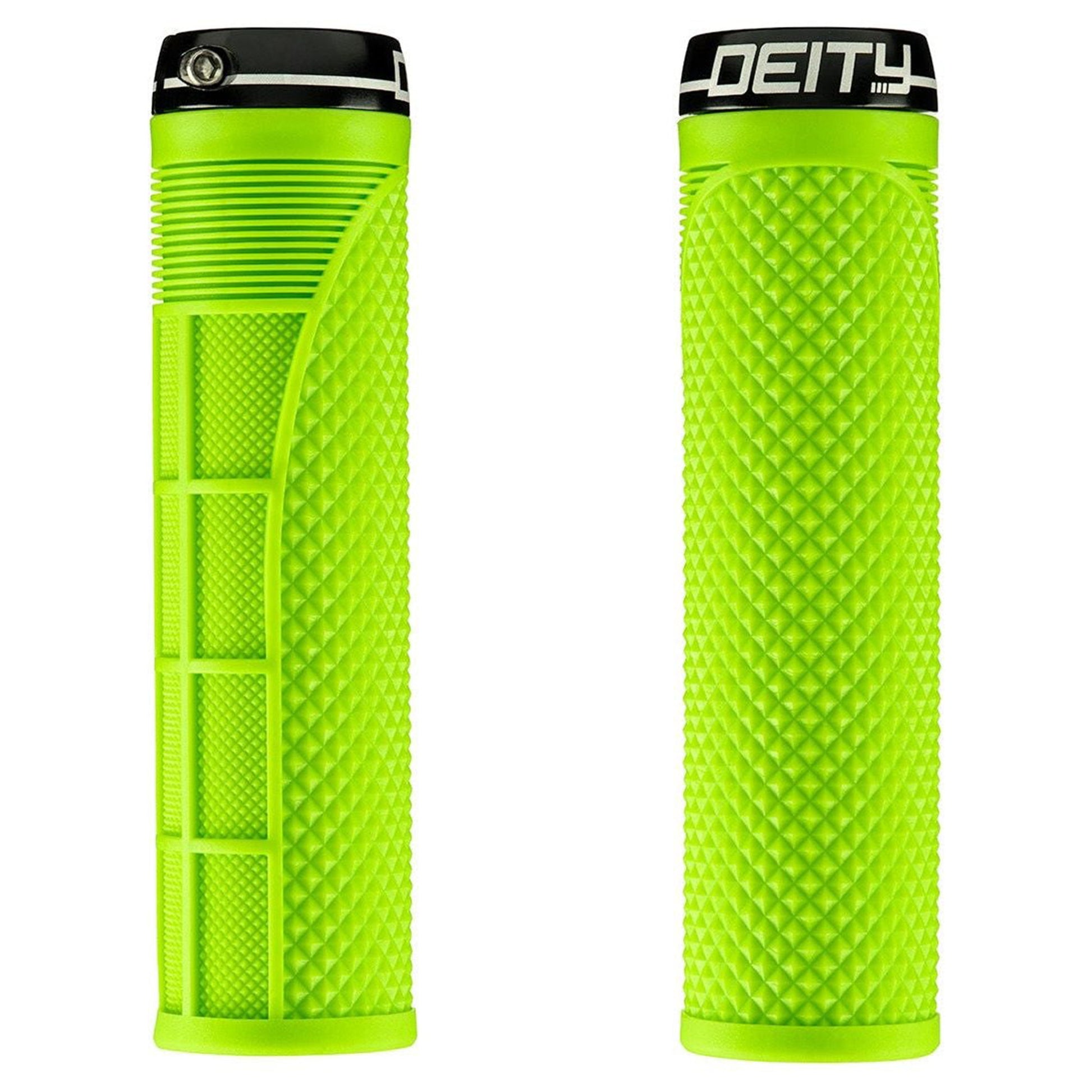 Deity Megattack Single Clamp Lock On Grips - Green - Single Lock On Grips - Image 1