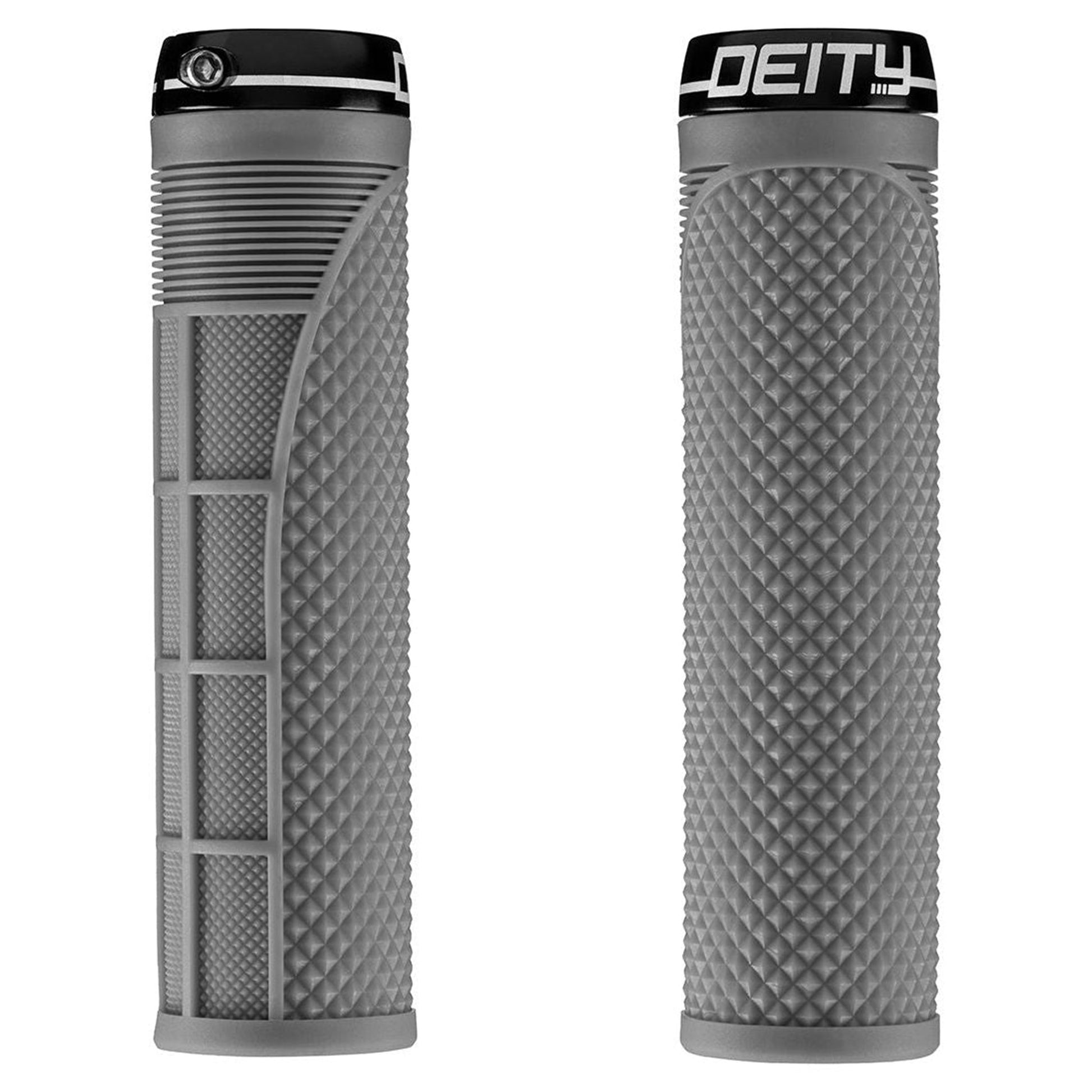 Deity Megattack Single Clamp Lock On Grips - Stealth - Single Lock On Grips - Image 1