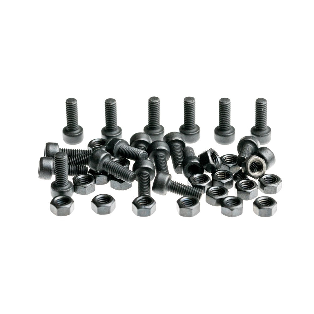 Deity Pedal Pin Kits - Black - Short Pins For Deftrap Pedals - Image 1