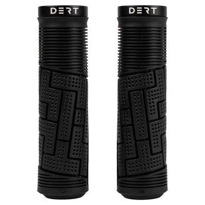 DERT Lock-On Grips - Black - Lock-On - 135mm - Image 1