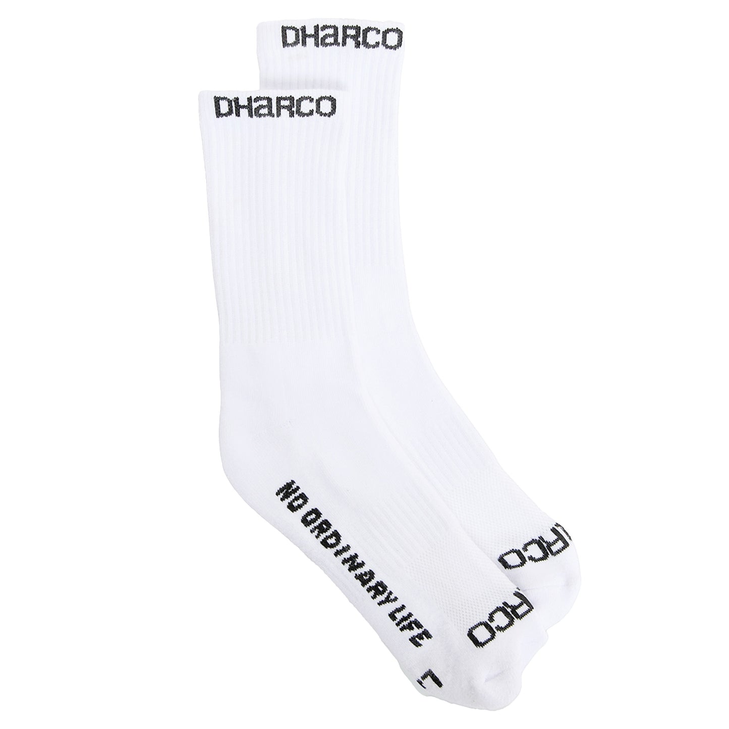 DHaRCO Crew Socks - L/XL - White - Image 1