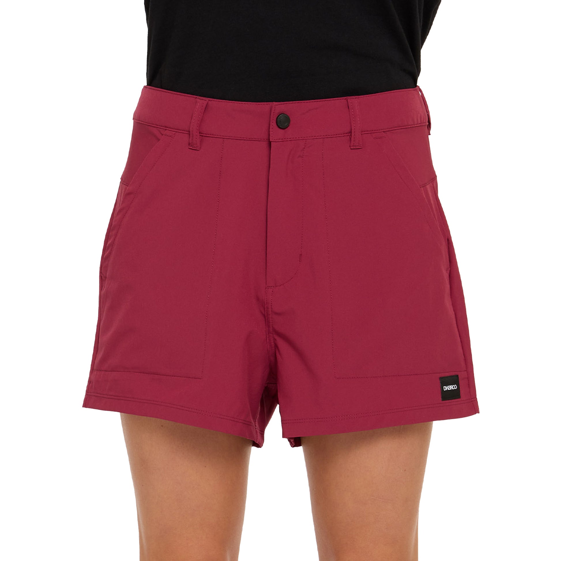 DHaRCO Womens Pit Shorts - M - Sangria - Image 1