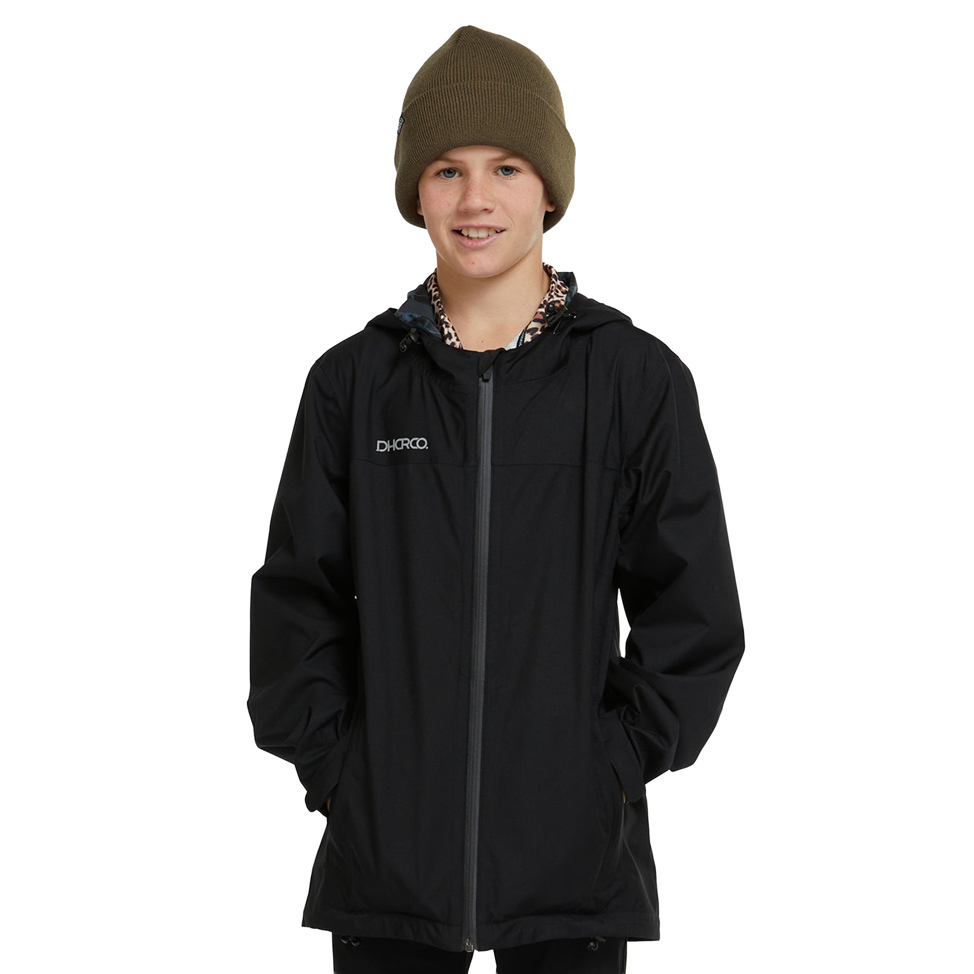 DHaRCO Youth Rain Jacket - M - Stealth - Image 1