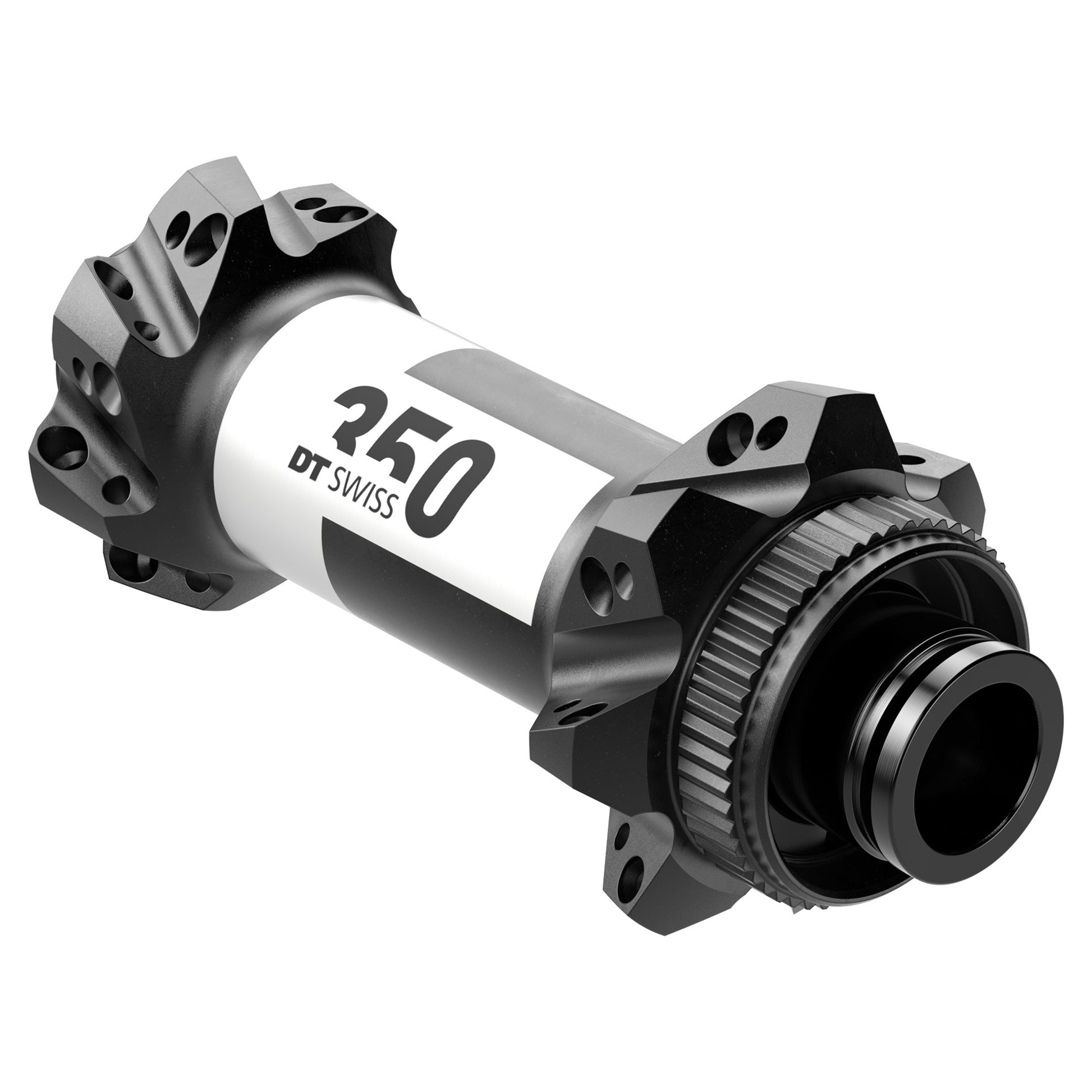 DT Swiss 350 Front Hub - Front - 15x100mm - Centrelock - 28 Hole - Straightpull - Black - Image 1