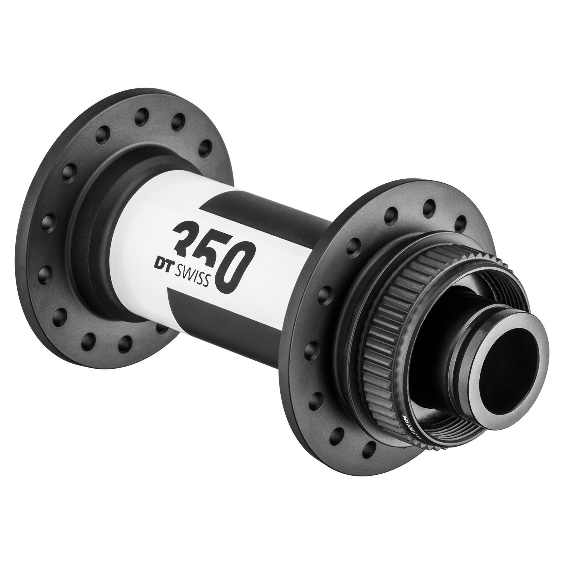 DT Swiss 350 Front Hub - Front - 15x100mm - Centrelock - 32 Hole - J-Bend - Black - Image 1