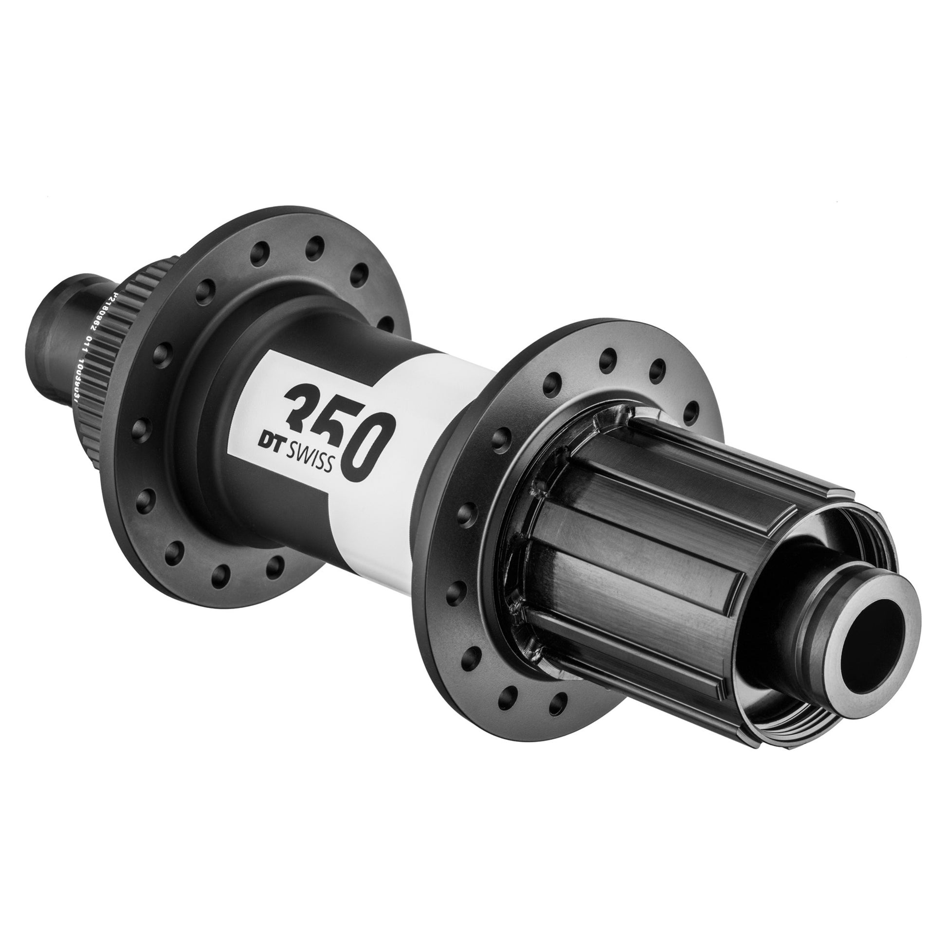 DT Swiss 350 Rear Hub - Rear - 12x148mm Boost - Shimano MicroSpline - Centrelock - 32 Hole - J-Bend - Black - ASL12 - Image 1