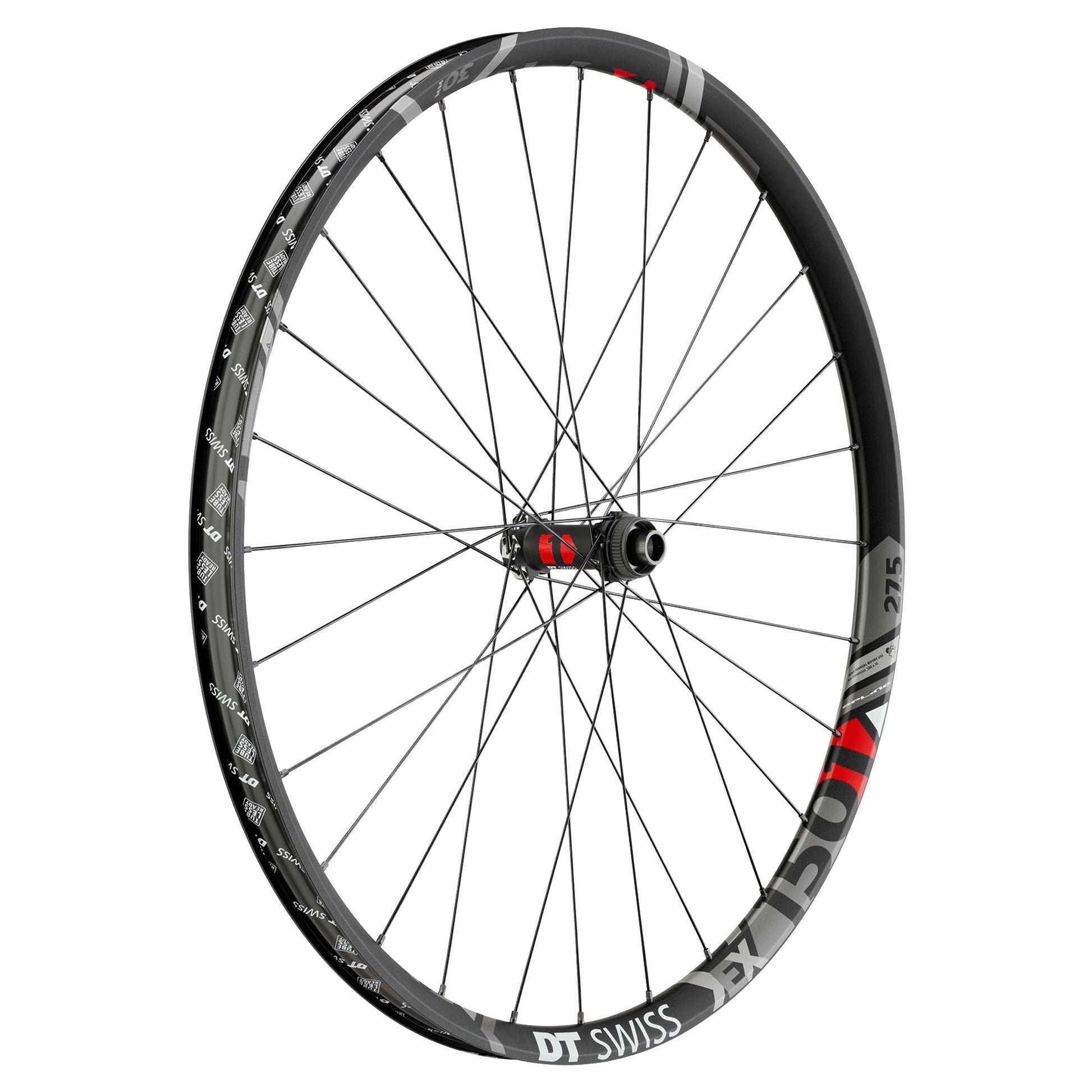 DT Swiss EX 1501 Spline Front Wheel - Front - 27.5 Inch - 15x110mm Boost - Aluminium - 30mm - Centrelock - Image 1