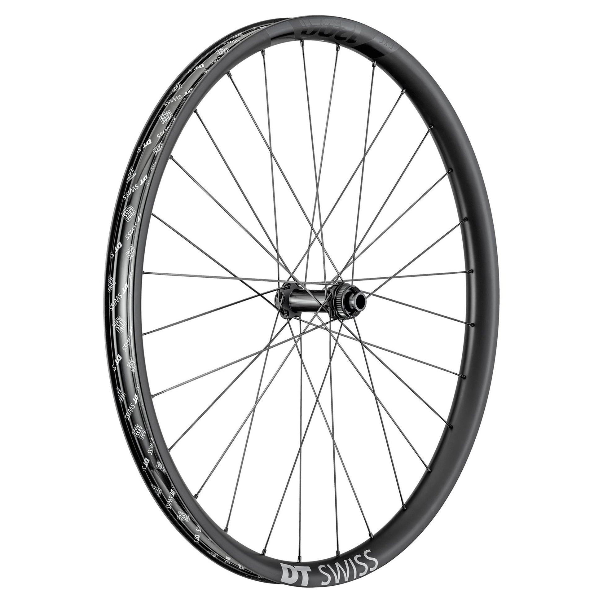 DT Swiss EXC 1200 Spline Front Wheel - Front - 27.5 Inch - 15x110mm Boost - Carbon - 35mm - Centrelock - Image 1