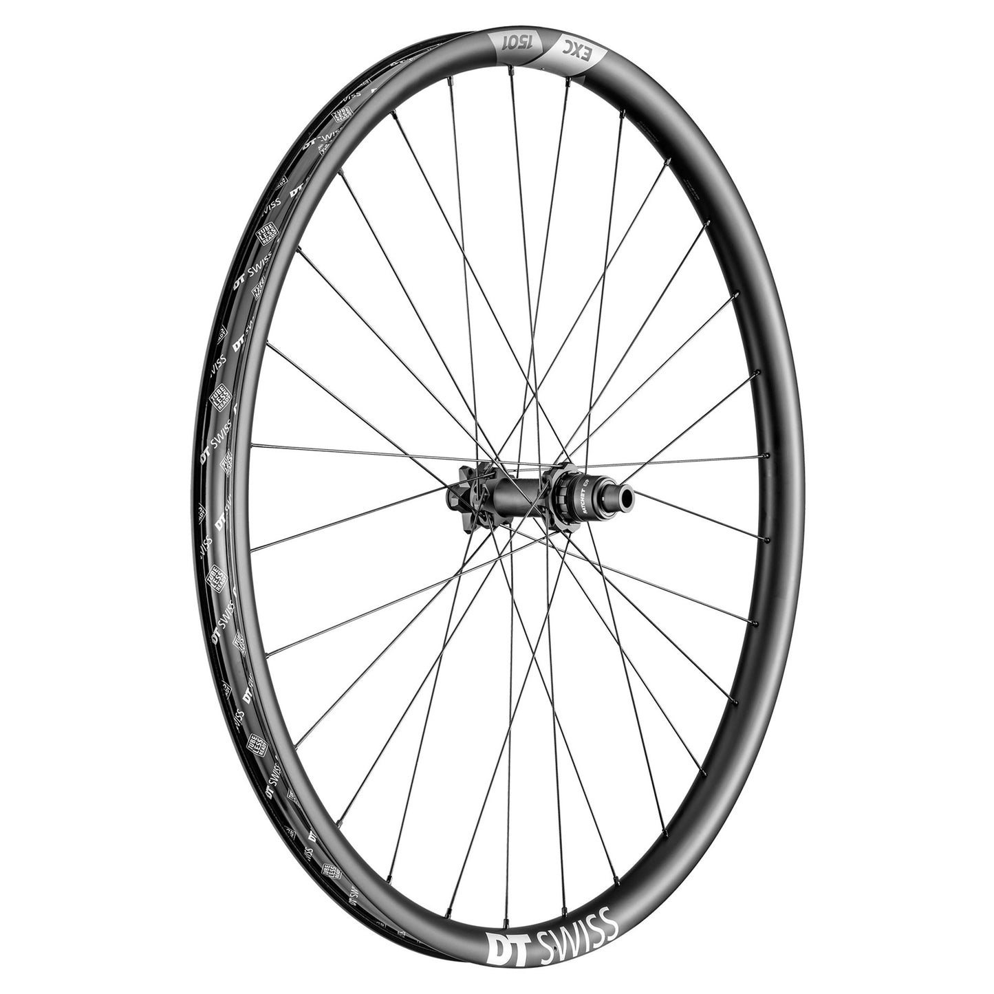 DT Swiss EXC 1501 Spline Rear Wheel - Rear - 29 Inch - 12x148mm Boost - Carbon - 30mm - 6 Bolt - Shimano HG - Image 1