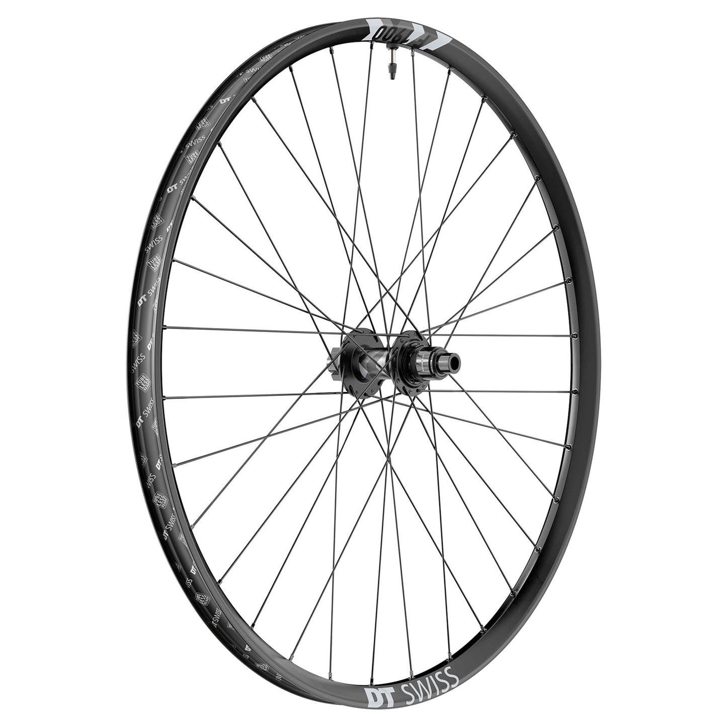 DT Swiss F 1900 Classic Rear Wheel - Rear - 27.5 Inch - 12x148mm Boost - Aluminium - 30mm - 6 Bolt - Shimano HG - Image 1