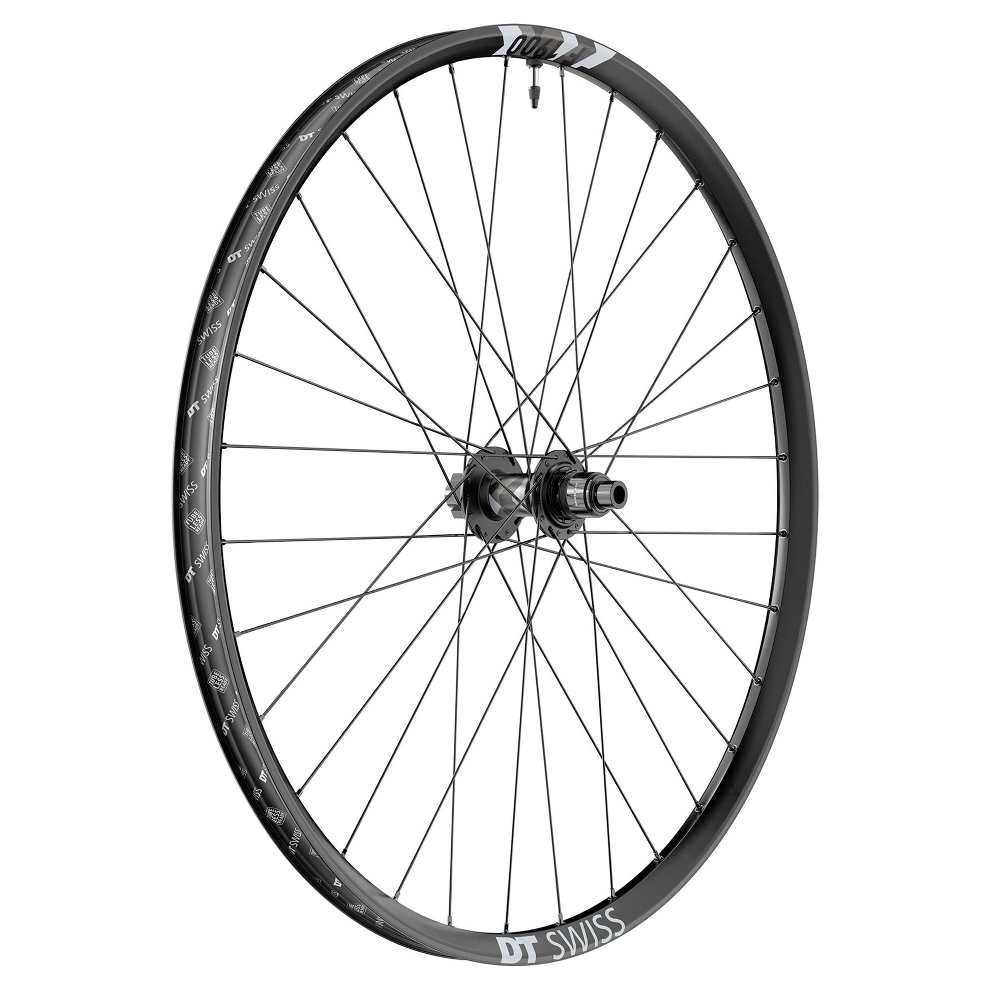 DT Swiss F 1900 Classic Rear Wheel - Rear - 27.5 Inch - 12x148mm Boost - Aluminium - 30mm - 6 Bolt - Shimano HG - Image 1