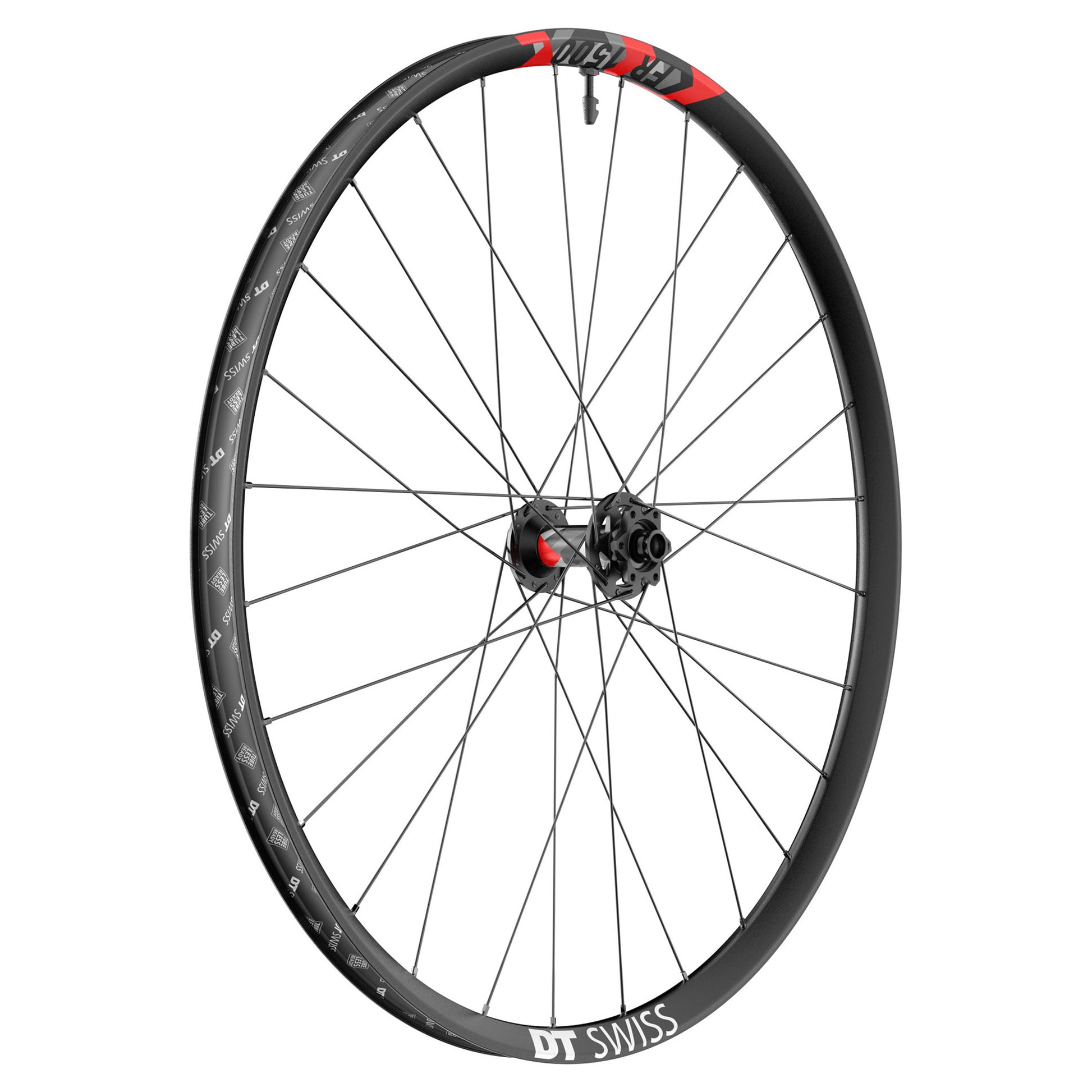 DT Swiss FR 1500 Front Wheel - Front - 27.5 Inch - 15x110mm Boost - Aluminium - 30mm - 6 Bolt - Image 1