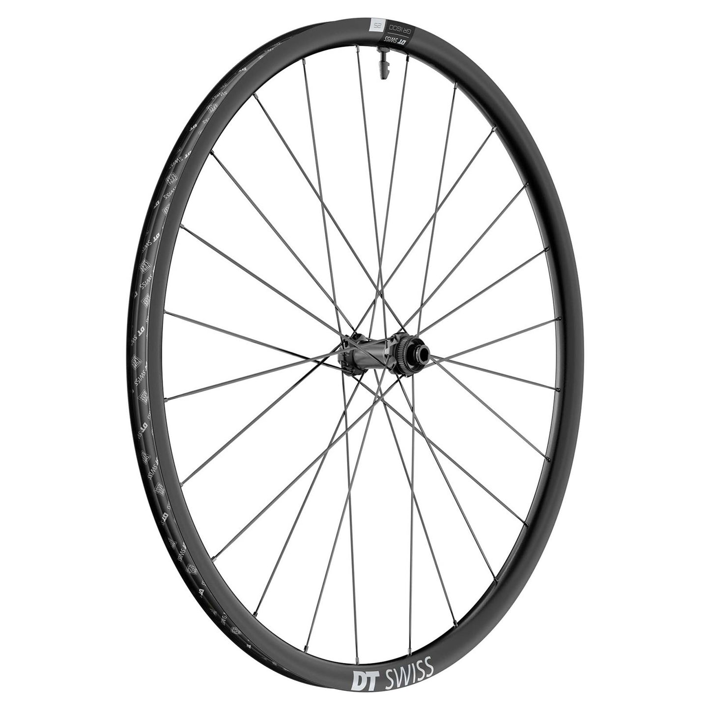DT Swiss GR 1600 Spline Front Wheel - Front - 700c - 12x100mm - Aluminium - 24mm - Centrelock - Image 1