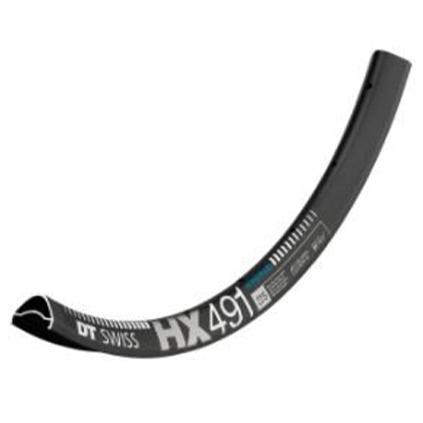 DT Swiss HX491 Rim - 27.5 Inch - 28 Hole - 25 mm - Aluminium - Black - Image 1