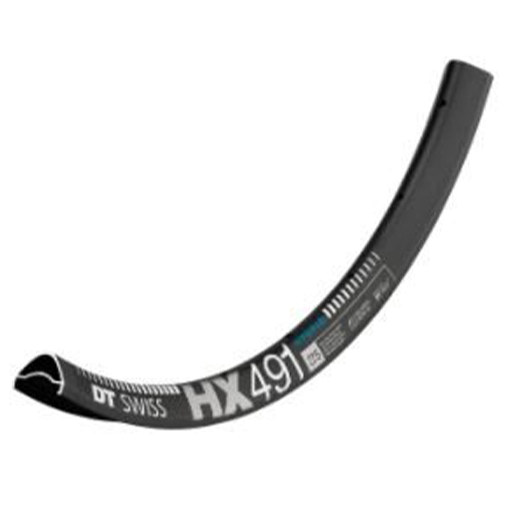 DT Swiss HX491 Rim - 27.5 Inch - 28 Hole - 25 mm - Aluminium - Black - Image 1