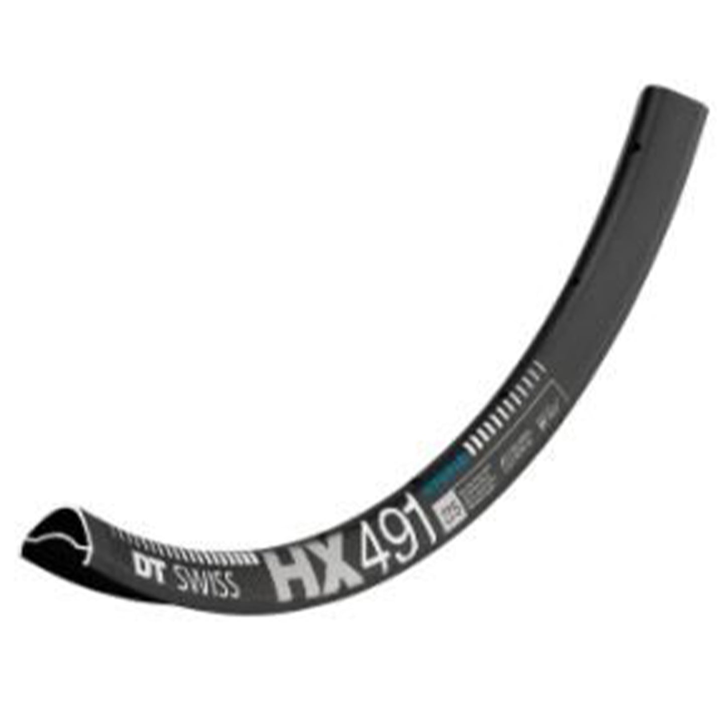DT Swiss HX491 Rim - 27.5 Inch - 32 Hole - 25 mm - Aluminium - Black - Image 1