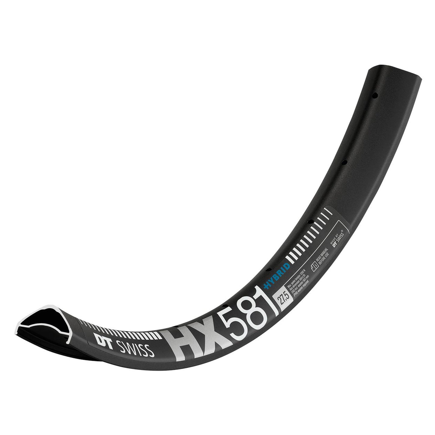 DT Swiss HX581 Rim - 27.5 Inch - 28 Hole - 35 mm - Aluminium - Black - Image 1