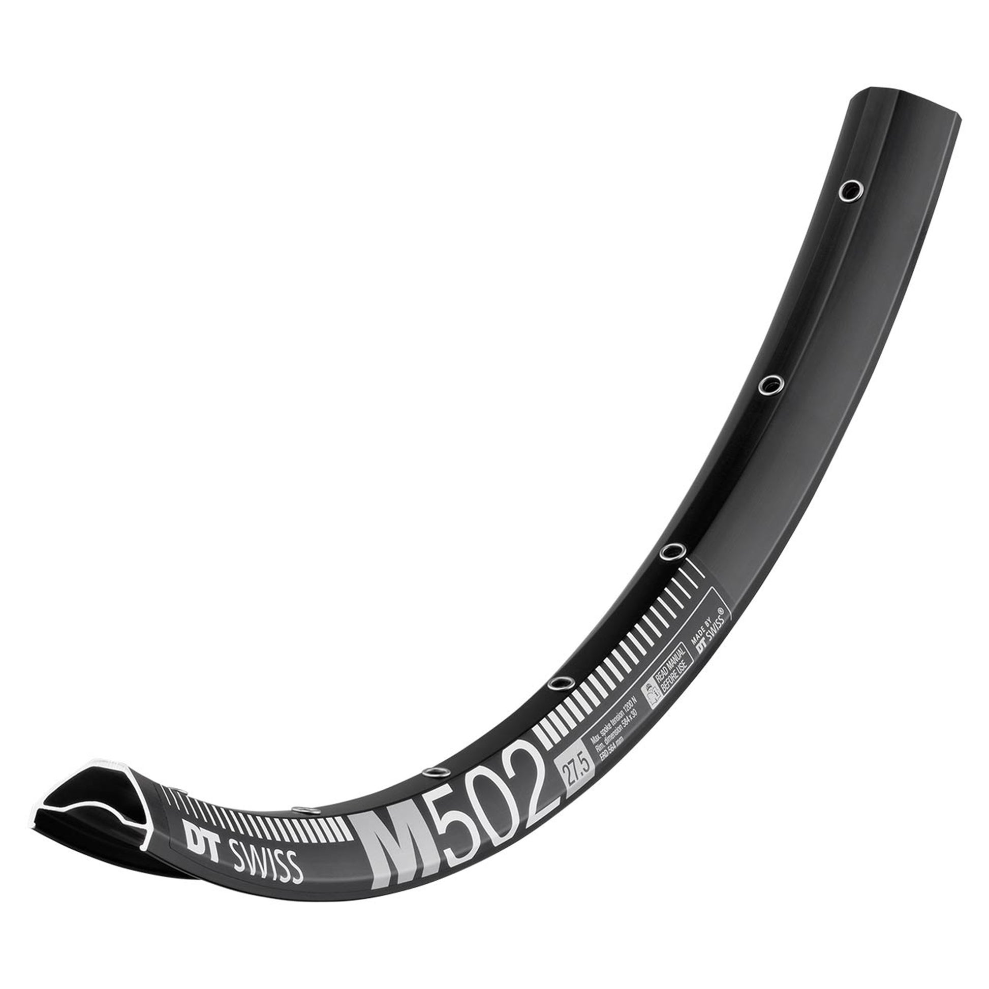 DT Swiss M502 Rim - 29 Inch - 32 Hole - 30 mm - Aluminium - Black - Image 1
