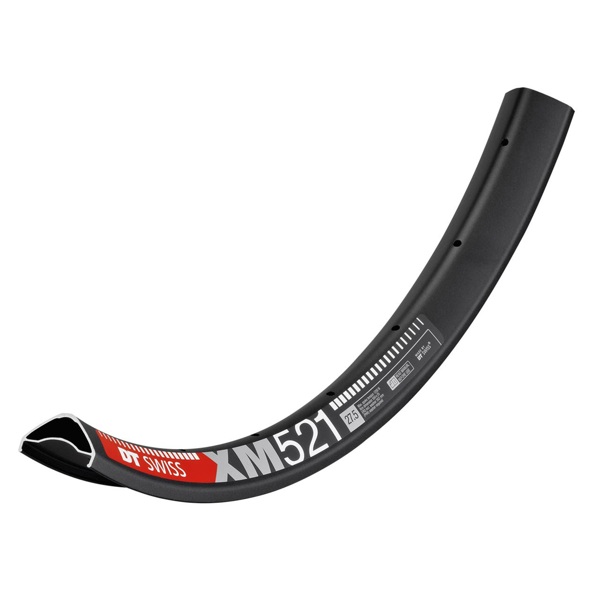 DT Swiss XM521 Rim - 27.5 Inch - 28 Hole - 35 mm - Aluminium - Black - Image 1