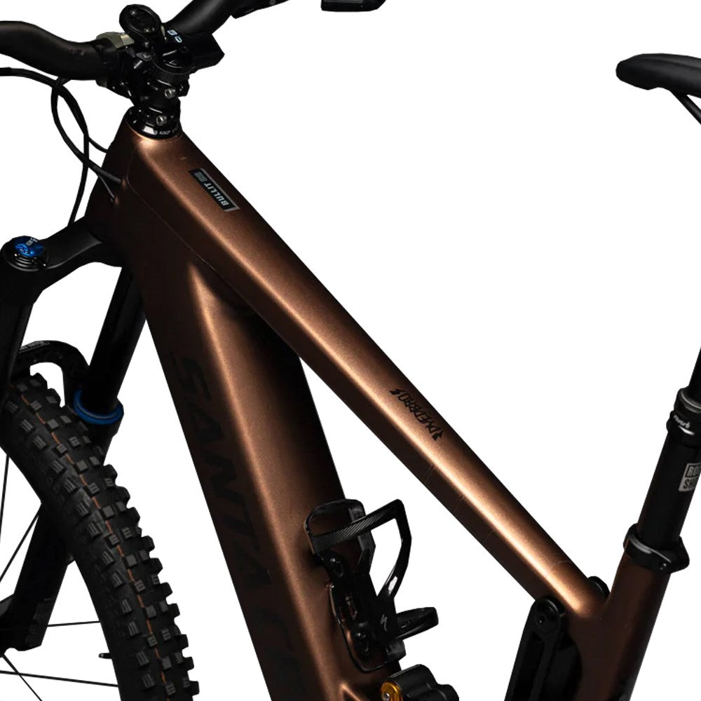 DyedBro E-MTB Bike Protection Film - Clear Gloss - Black - Image 1