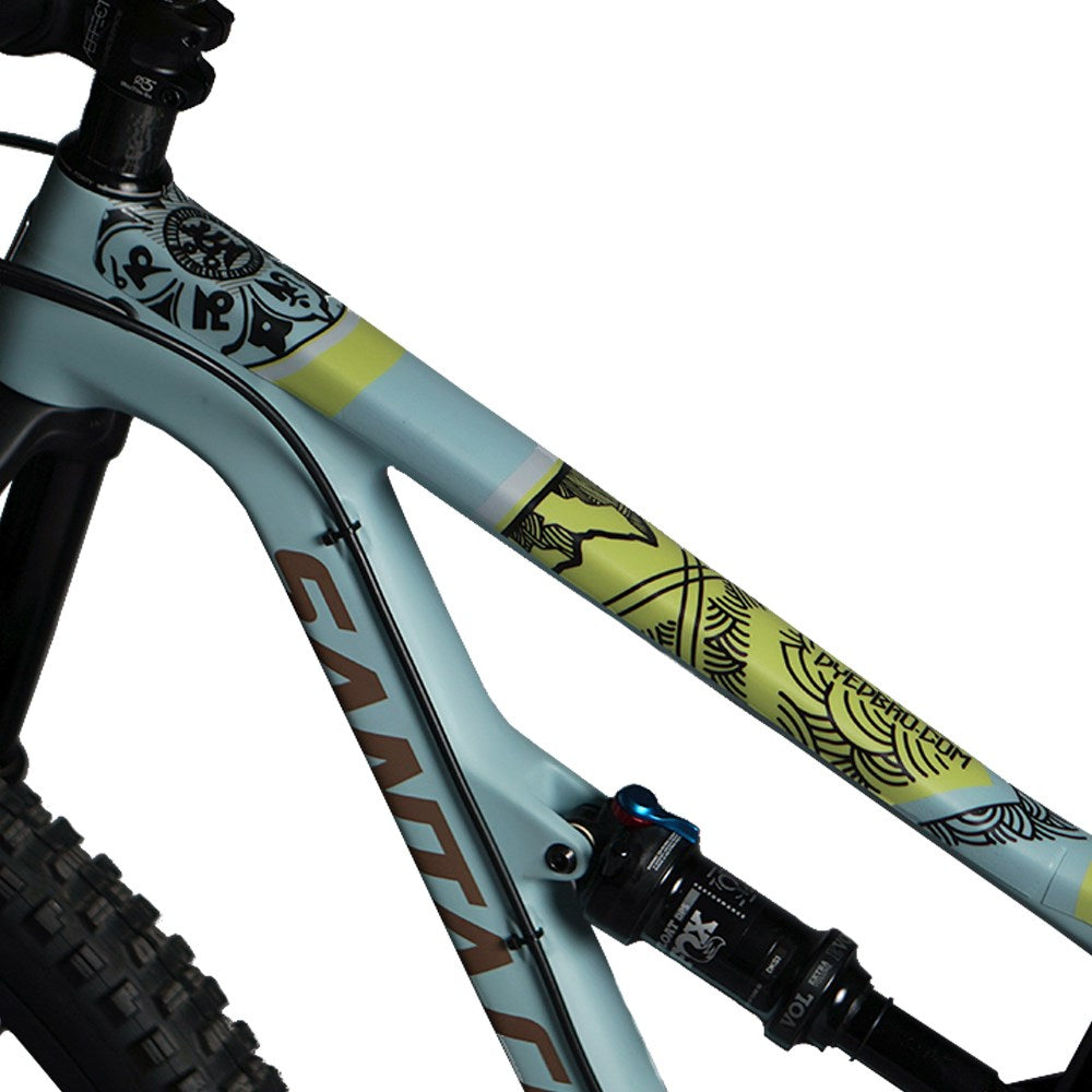 DyedBro Mandala Bike Protection Film - Black - Colour - Image 1